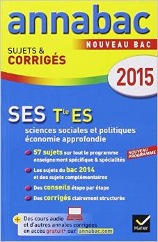 ANNALES ANNABAC 2015 SES TLE ES  